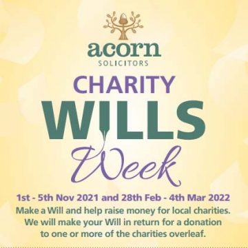 Acorn solicitors Charity Will Week